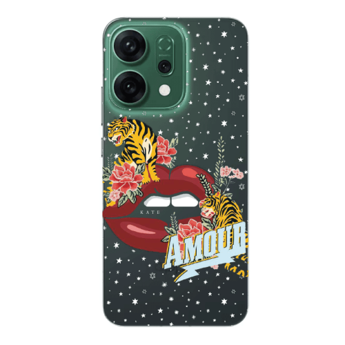 Oppo RENO 14 Amour Transparent Silicone TPU Θήκη